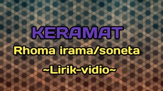 KERAMATkaraoke liriklagu soneta hrhomairama [upl. by Eniaj959]