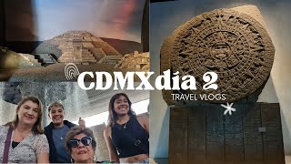 CDMXMuseo de AntropologíaLos PanchosDesfile de CatrinasDía 2 cdmx travelvlog diademuertos [upl. by Byers]