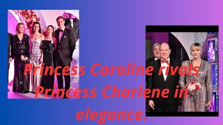 Princess Caroline rivals Princess Charlene in elegance [upl. by Denn]