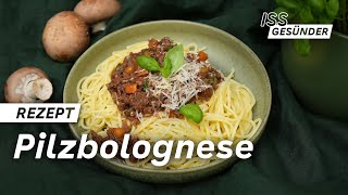 Rezept für Spaghetti Bolognese vegan mit Pilzen  AOK [upl. by Hamrah]