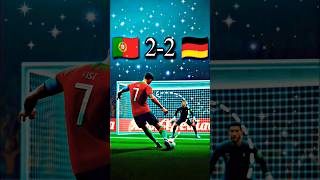 Portugal vs Germany  Penalty kick highlights 🔥😈 football eurocup viral shorts ronaldo [upl. by Niffirg]