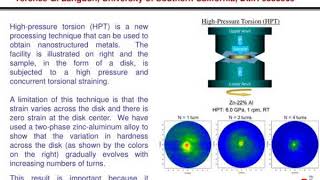 high pressure torsion hpt [upl. by Christiansen]