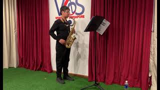 ABRSM Singapore Saxophone Grade 6 Exam Performance by Wu Yunhao Distinction 萨克斯英皇考级6级考试（优异） [upl. by Jezreel164]