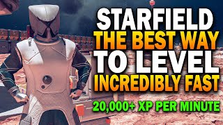 Starfield The BEST Way To LEVEL INCREDIBLY FAST Starfield Best Outpost XP Farm [upl. by Ennaira]