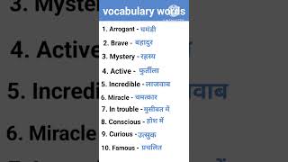 Vocabulary words english meaning wordmeaning [upl. by Manly995]