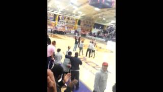 WCU Student wins 10k by hitting crazy halfcourt shot Fan Reaction [upl. by Angadreme100]