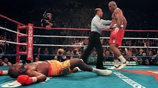 George Foreman vs Michael Moorer  Highlights [upl. by Intirb]