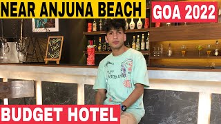 BUDGET HOTEL NEAR ANJUNA BEACH BEST PLACE TO STAY TO CELEBRATE SUNBURN 2022 GOAVLOG ROSETUM HOTEL [upl. by Sarena750]