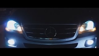 How To Upgrade LED Fog Lights on Mercedes W164  LED Fog Lights on ML500 [upl. by Louanne]