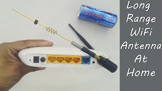 How To Make Powerful Long Range Wifi Antenna At Home  High Gain Wifi Antenna Diy [upl. by Valeda]