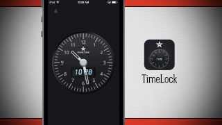 TimeLock  Photo amp Video vault hidden in a clock  iPhone App Demo [upl. by Amerd]