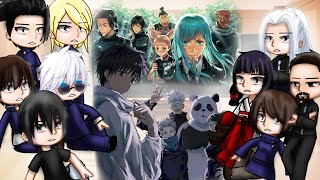 Part 1 Past Jujutsu Kaisen reacts to future students  Gacha Club  Gacha react  AU [upl. by Anne]