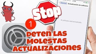 Como detener actualizaciones en tu iphoneipodipad y libera hasta medio gbiExplora [upl. by Llertac]