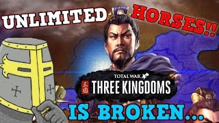 Total War Three Kingdoms IS A PERFECTLY BALANCED GAME WITH NO EXPLOITS  EXCLUDING UNLIMITED HORSES [upl. by Mendel]