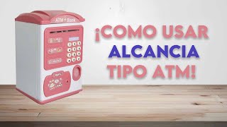 Cómo Usar Alcancía Electrónica Tipo ATM Instrucciones Heng Lian modelo HUC9575 [upl. by Tess88]