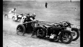 Motorcycle Chariot Race 1920s 1940s [upl. by Retswerb]