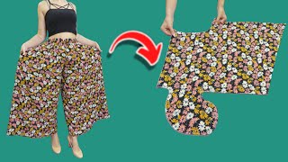 How to sew womens trousers with pockets for all figures for 30 minutes [upl. by Elagiba]