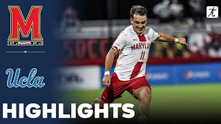 Maryland vs UCLA  NCAA College Soccer  Highlights  October 21 2024 [upl. by Bunni]