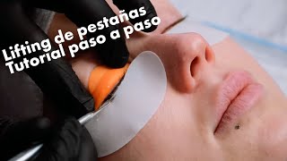 Lifting de pestañas  TUTORIAL Elleebana Lash Lift paso a paso usando y ReGen Elleeplex ReGen [upl. by Aerb594]