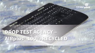 Drop Test Agency  AIRplus® 100 Recycled Air Cushions [upl. by Chiang]