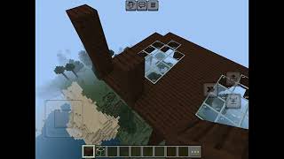 Making a skyhouse in Minecraft [upl. by Trillby]