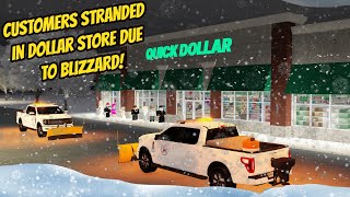 Greenville Wisc Roblox l Snow Storm TORNADO Blizzard TRAPS Customers Roleplay [upl. by Heyes]