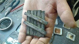 Holz altern im Modellbau  Wood weathering in model [upl. by Combs]