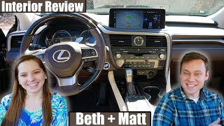 2020 Lexus RX 450hL Interior Review Beth  Matt [upl. by Horbal]