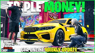 GTA ONLINE WEEKLY UPDATE TRIPLE MONEY DISCOUNTS  LIMITED TIME CONTENT [upl. by Euqirdor]