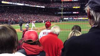 David Freese Walk Off Home Run Game 6 [upl. by Rogerg]