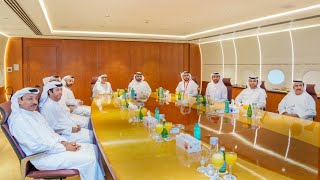 Mohammed Al Sharqi visits Fujairah Aviation Academy [upl. by Eidnas]