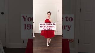 How to Curtsy in the 19th Century regency victorianera [upl. by Hagile]