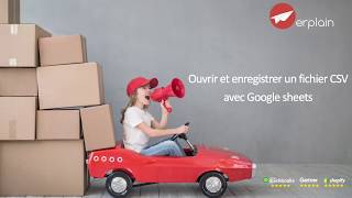 Ouvrir et enregistrer les fichiers CSV avec Google Sheets [upl. by Lyret]