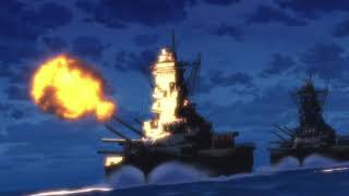 Yamatoclass battleships firing compilation  Haifuri The Movie [upl. by Brendon]