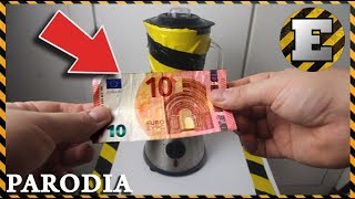 OBSERVA LO QUE SUCEDE CUANDO LICUAS DINERO  Parodia Experimentar En Casa [upl. by Ranchod]