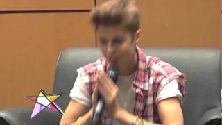 Justin say Sawasdee Krub to Thai fans [upl. by Nal]