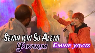 SENİN İÇİN ŞU ALEMİ YAKARIM EMİNE YAVUZ EMRE ÇİL HASANCELİ KÖYÜ DÜĞÜNÜ GÜNEY KAMERA [upl. by Denise]