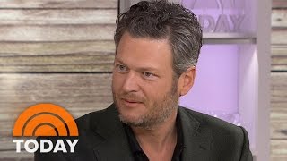 Blake Shelton On Gwen Stefani Rumors He’s Leaving ‘The Voice’  TODAY [upl. by Trevlac701]