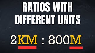 Ratios with Different Units [upl. by Kelci289]