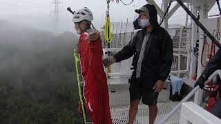 大雨の中で日本一の高さ215M 岐阜バンジーに挑戦！（バンジージャンプ初体験） [upl. by Trimble779]