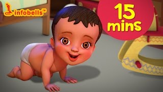 சாய்ந்தாடம்மா and more  Tamil Rhymes amp Baby Songs Collection  Infobells [upl. by Jaf300]