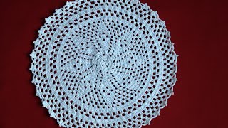 Free Crochet Doily part 3 [upl. by Loring472]