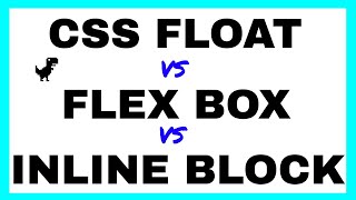 CSS Float vs Flexbox vs Display Inline Block [upl. by Nima]