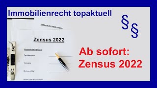 Achtung Zensus 2022 ab sofort  Tutorial [upl. by Hymen]