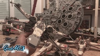 LEGO Star Wars 75218  Le Chasseur Stellaire XWING Starfighter  Le test en Français [upl. by Atinrahc]