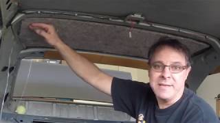 VLog 46 Got Jute Headliner Underlay Sizing Prep amp Install Mazda RX3 Restoration How To [upl. by Chessa]