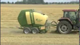 Krone Fortima 1500 V  1800 V  round balers english  Video Oeni [upl. by Cornwall68]