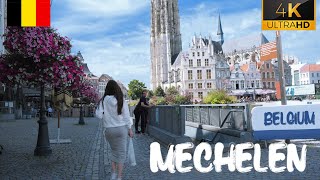 MECHELEN  BELGIUM Walking Tour 4k60fps جولة في المدينة الجميلة ميكلين  بلجيكا 2021 [upl. by Melly]