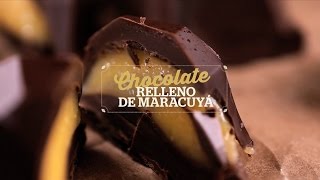 Callebaut Recetas Nº 8  Chocolate relleno de Maracuyá [upl. by Loise]