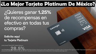 Banregio Platinum La Mejor Tarjeta De Crédito VISA De México Sin Anualidad Y CASHBACK ¿Cómo Pedirla [upl. by Eardnaed389]